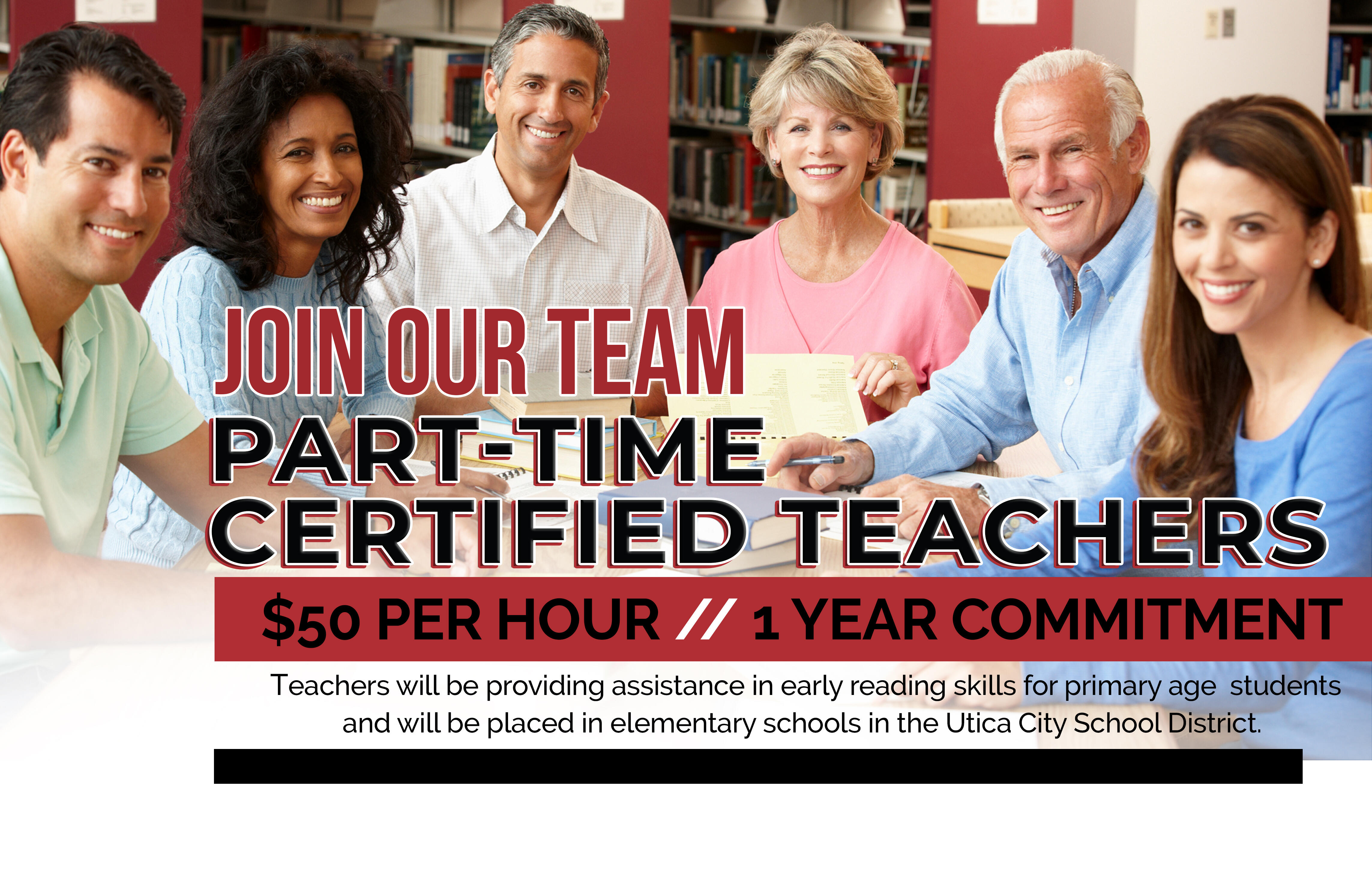 ຕອນນີ້ Hiring Part Time Certified ຄູ - Click for Flyer Info!